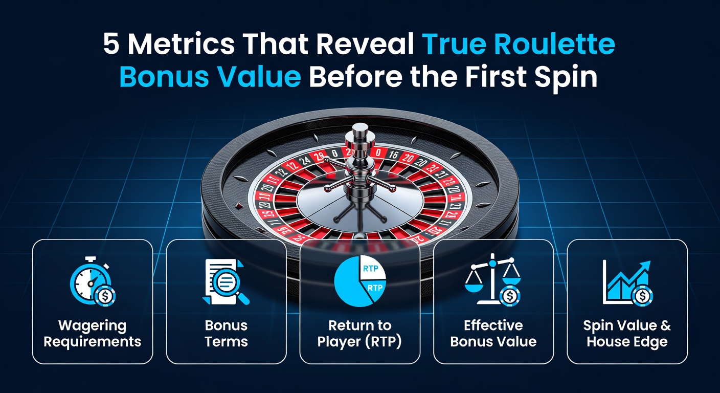 Roulette wheel with glowing bonus metrics overlay, highlighting key value indicators before gameplay begins