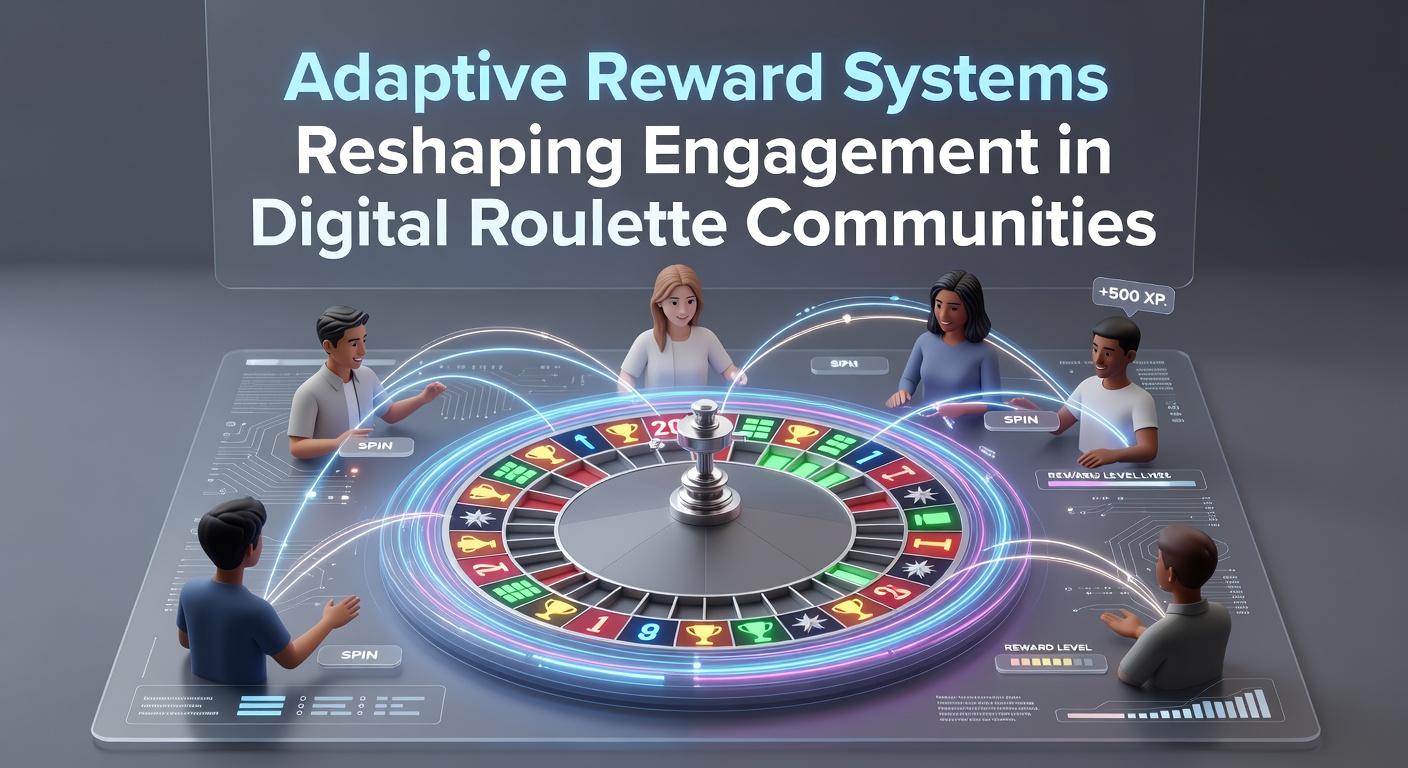 Digital roulette players interacting with adaptive reward notifications on a community platform interface