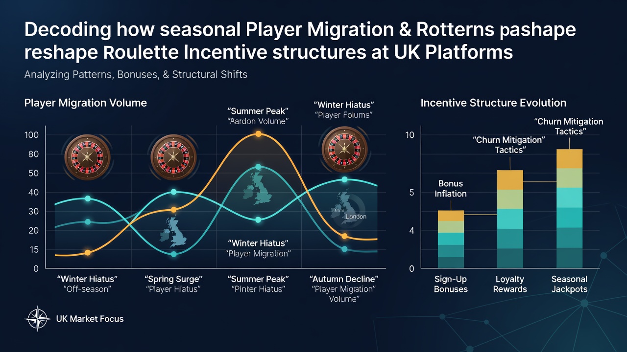 Illustration of seasonal player migration affecting roulette incentives on UK platforms