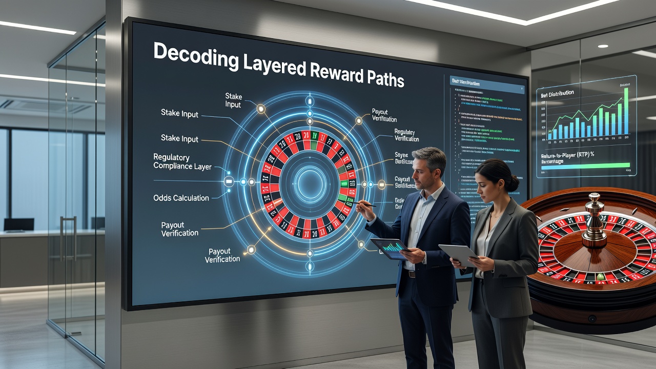 Illustration of layered reward structures in regulated British roulette platforms showing tier progression and bonus paths