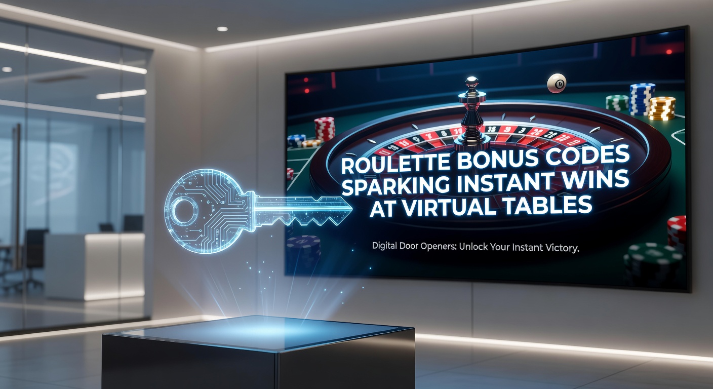 Player's screen showing bonus code entry leading to a winning roulette spin, with chips stacking up instantly