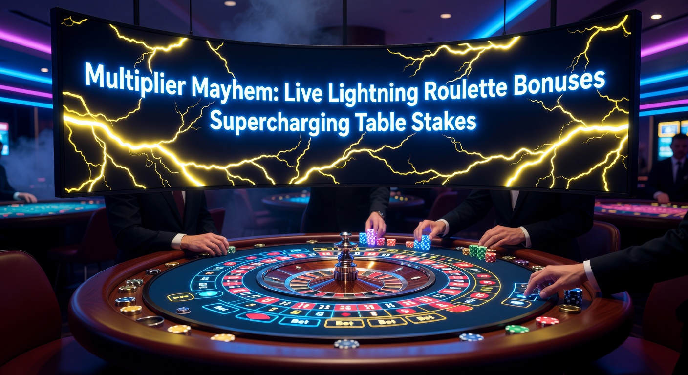 Close-up of a Lightning Roulette multiplier activation, with electric bolts striking numbers and payouts multiplying on screen