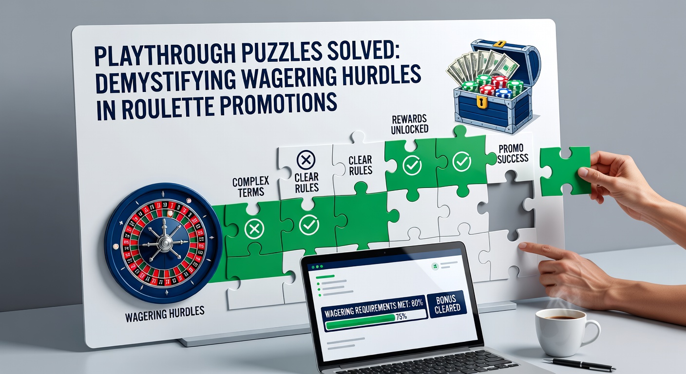 Infographic breaking down wagering requirement calculations for roulette bonuses, featuring pie charts on contribution rates and timelines for March 2026 promotions