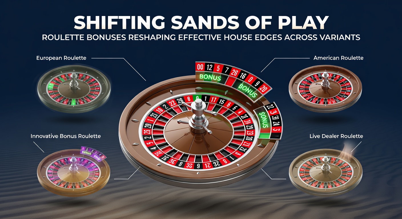 American roulette table with bonus overlays highlighting edge reduction strategies in double-zero games